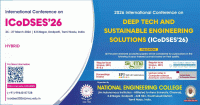 International Conference on Deep Tech and Sustainable Engineering Solutions ICoDSES-2026
